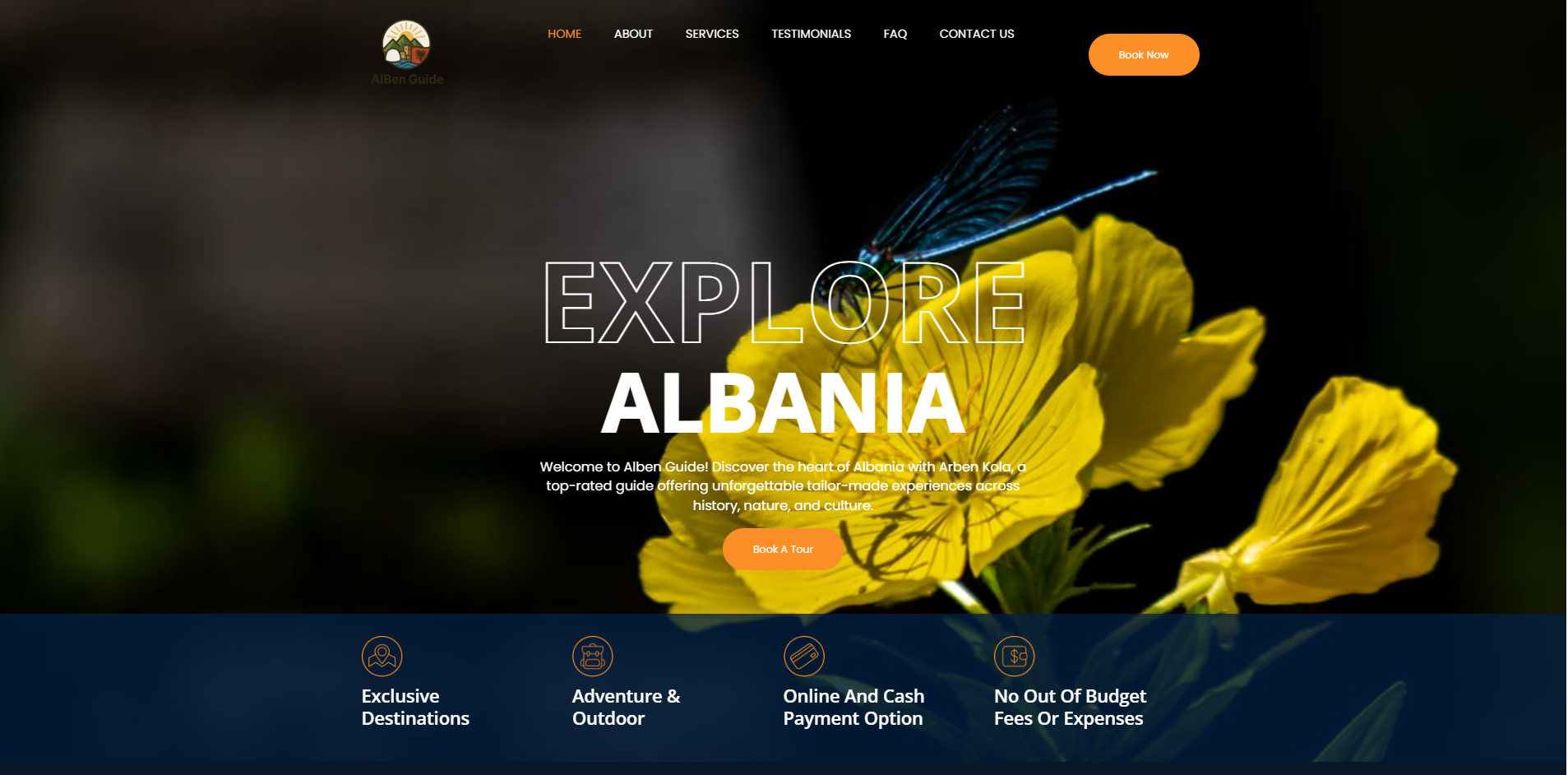 Alben Guide tourism website